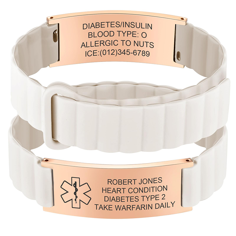Custom Medical ID Bracelet for - Rugged Sport Strap review and price