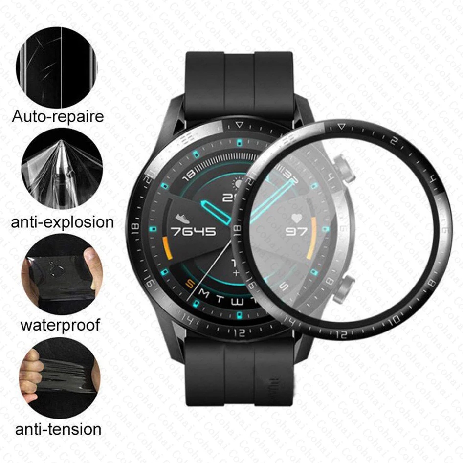 Tempered Glass For Huawei Watc - Titan Smartwatch Accessories review and price
