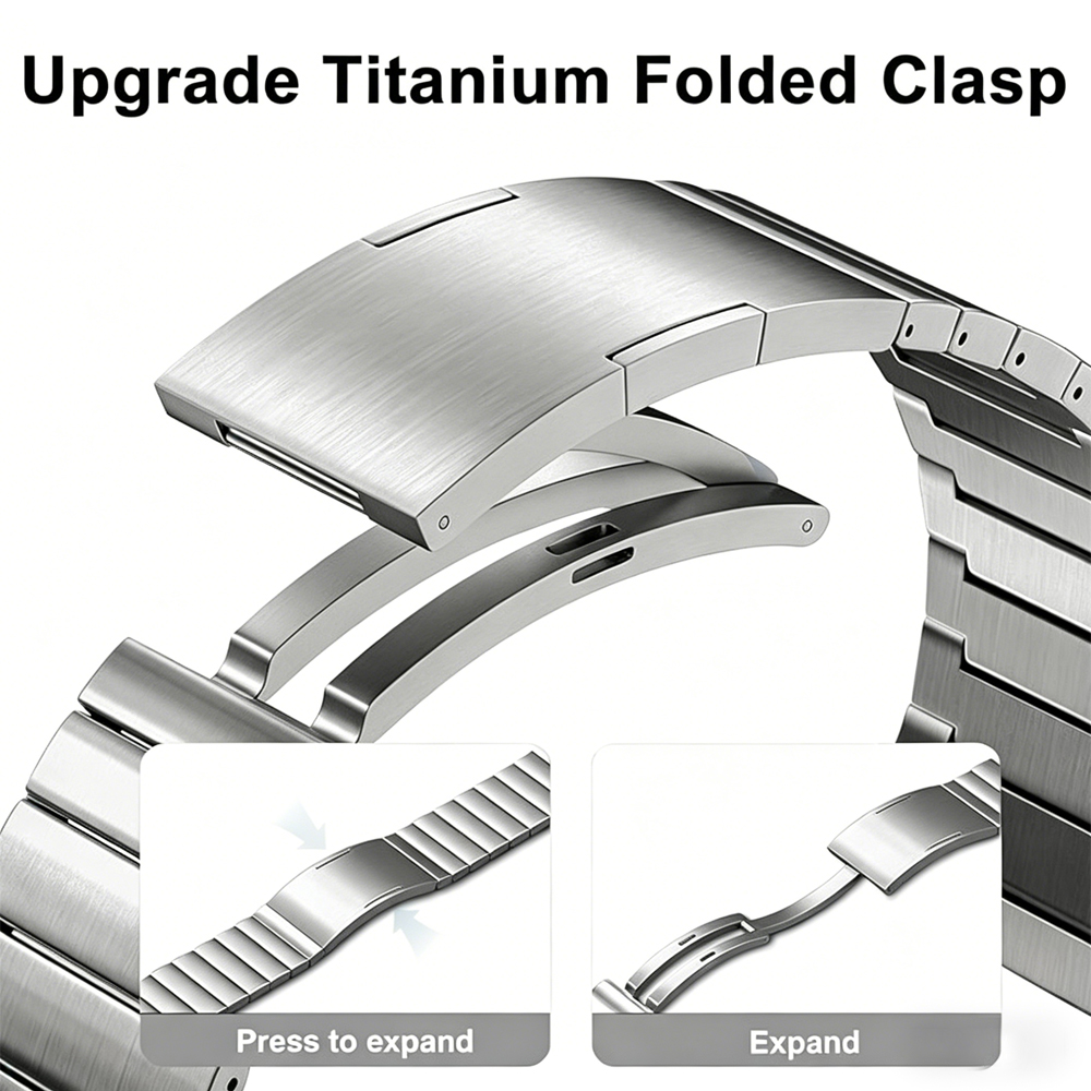 Original Titanium Strap For HU - Titan Smartwatch Accessories review and price
