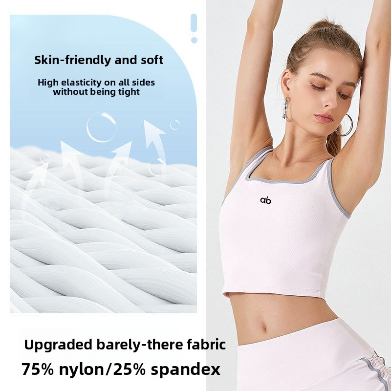 Women Summer Ribbed Yoga Tank  - Rugged Sport Strap review and price